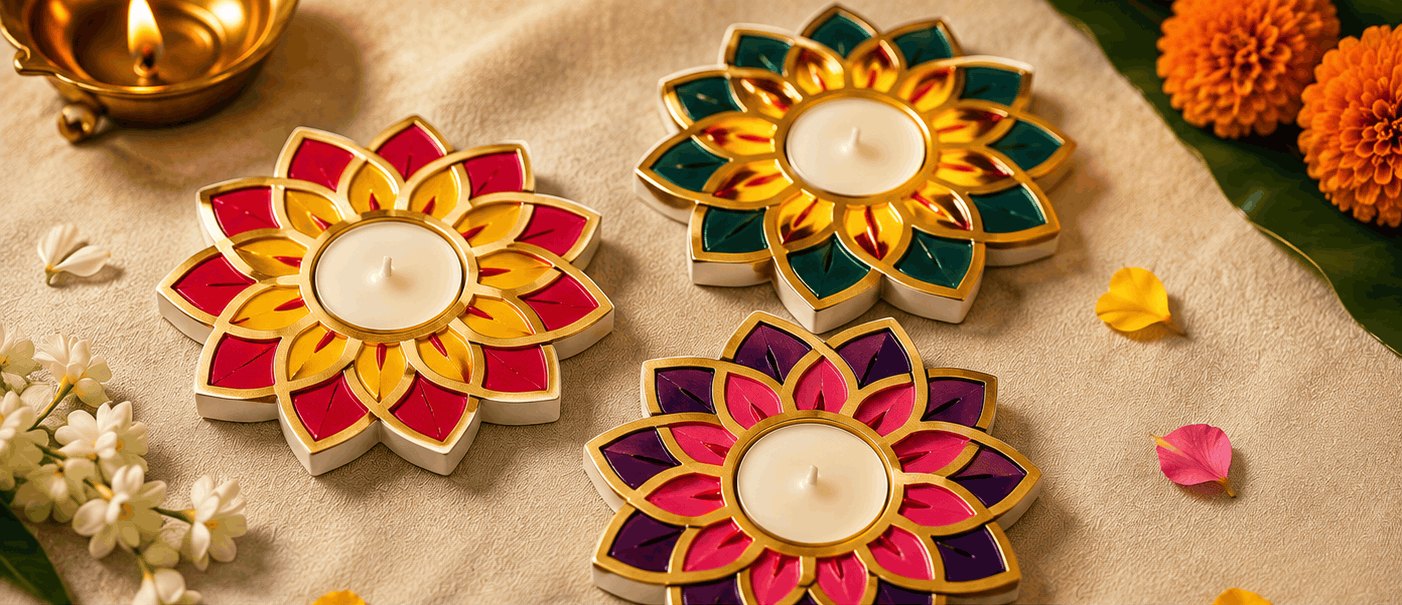Mandala Tealight Holders