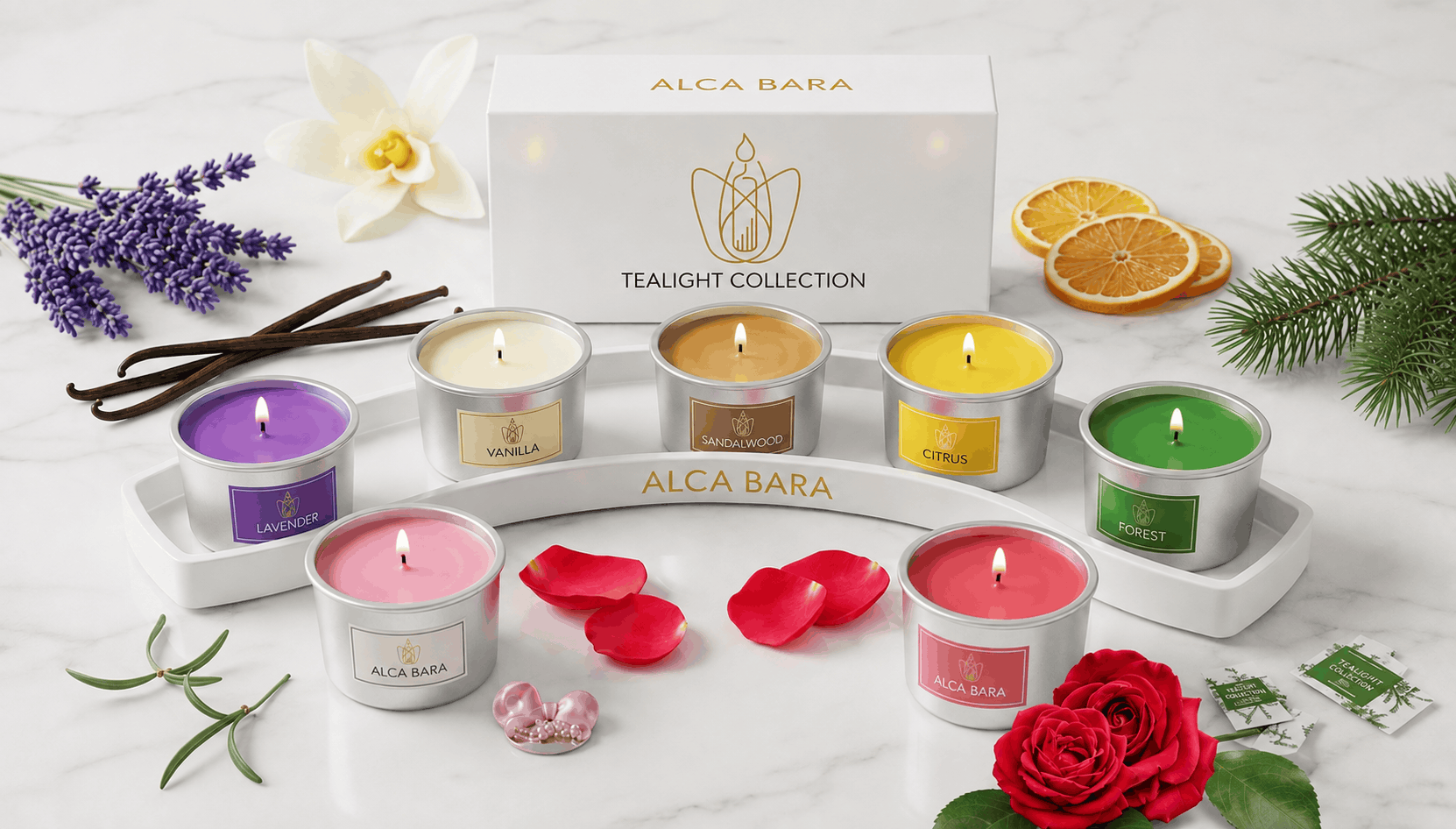 Tealight Candles – Pack of 6 — Tealight Candle by ALCA BARA