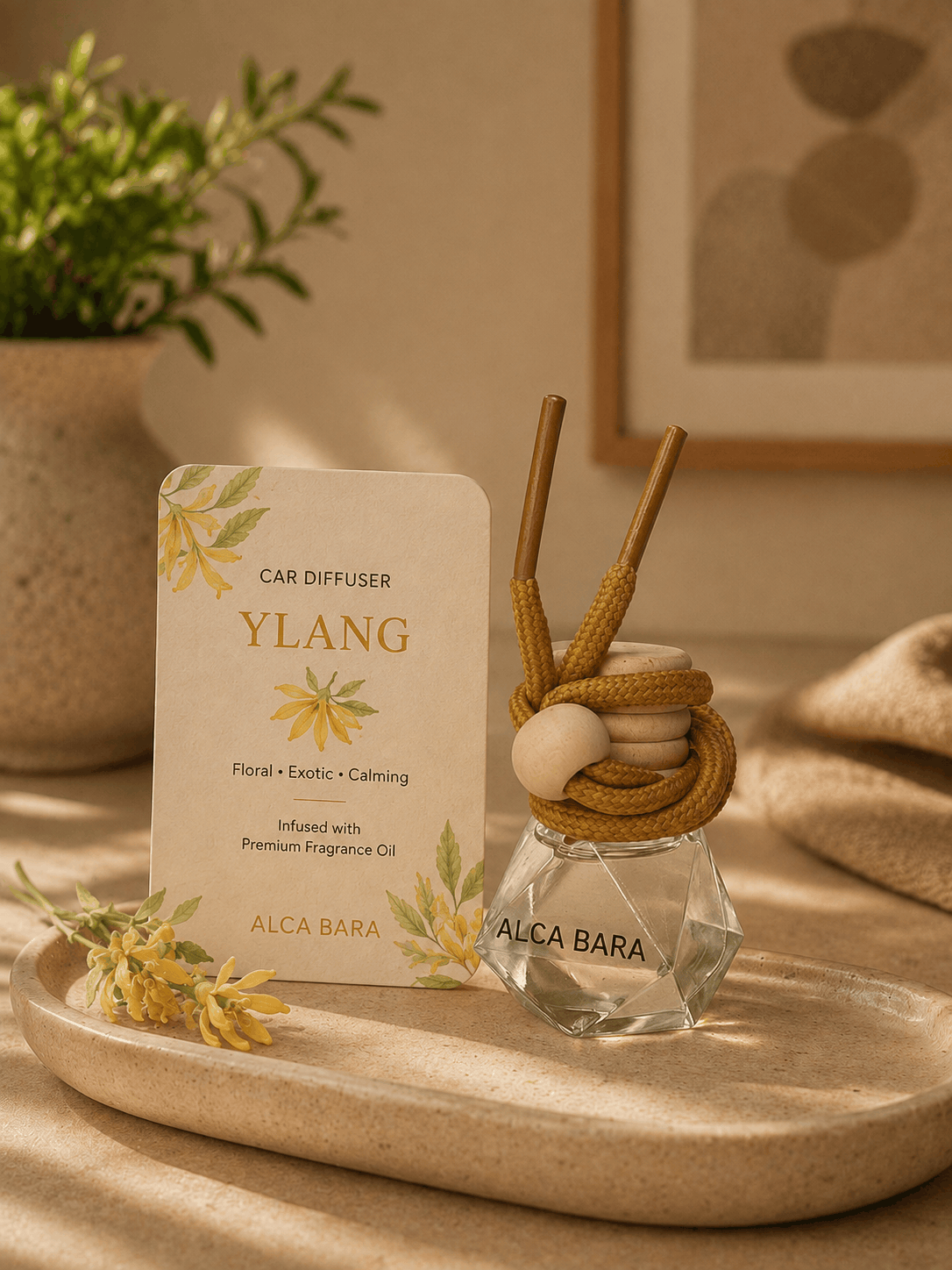 Ylang Ylang Car Diffuser — Car Diffuser by ALCA BARA