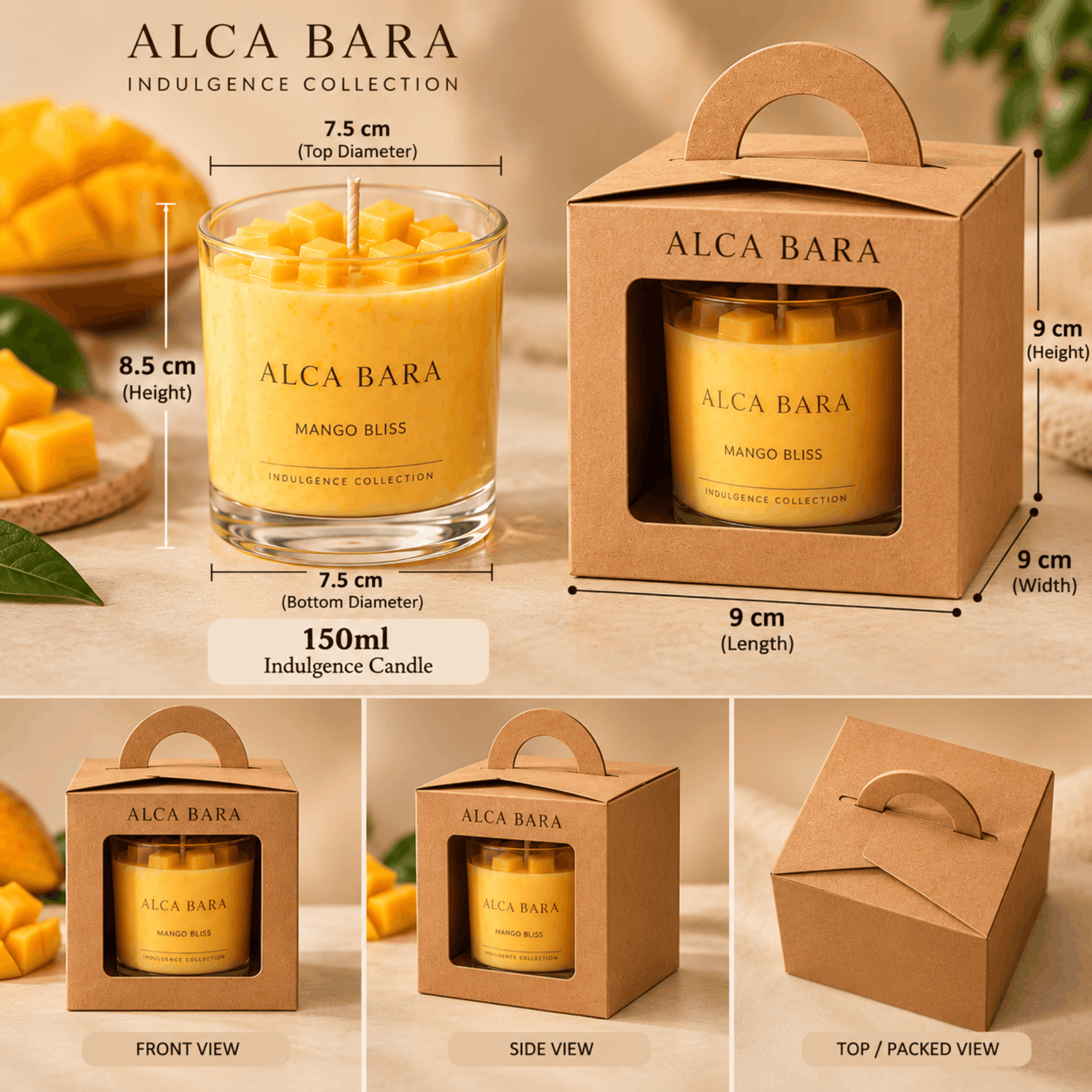 Mango Bliss — Indulgence Candle by ALCA BARA
