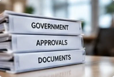 Government approval document files