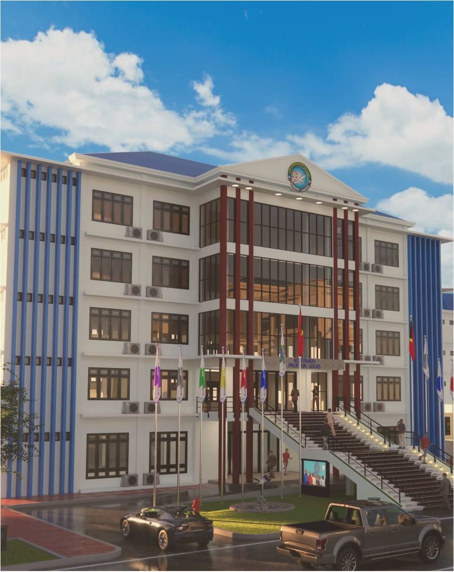 Architectural rendering of the Prof. Dr. Lucas Rectorate building